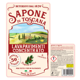 SAPONE DI TOSCANA LAVAPAVIMENTI CONCENTRATO PROFUMO DI PINO 50 LAVAGGI 1 LITRO 