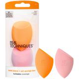 REAL TECHNIQUES MIRACLE COMPLEXION + POWDER SPONGE DUO 2 SPUGNETTE VISO MAKE UP