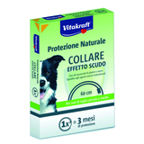 VITAKRAFT COLLARE EFFETTO SCUDO 60 CM REGOLABILE PER CANI DI TAGLIA PICCOLA e MEDIA 3 MESI DI PROTEZIONE