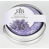 ROYAL BEAUTY SHAMPOO SOLIDO IN SAPONETTA ALL'OLIO DI LAVANDA SCATOLINA ALLUMINIO 60 GRAMMI