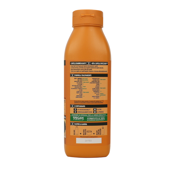 FRUCTIS SHAMPOO HAIR FOOD PAPAYA RIPARATRICE CAPELLI DANNEGGIATI 350 ML