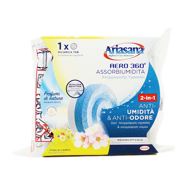ARIASANA AERO 360°TAB RICARICA FIORI DI CAMPO 450 GRAMMI