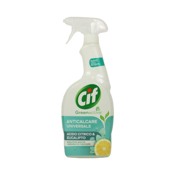 CIF SPRAY GREEN ACTIVE ANTICALCARE ACETO & EUCALIPTO 650 ML