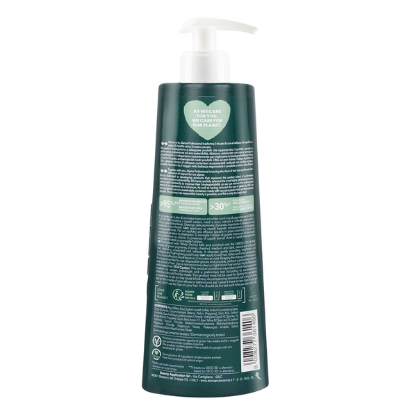 ALAMA NO RED SHAMPOO PER CAPELLI CASTANI MEDI E SCURI COLORATI E NATURALI 500 ML