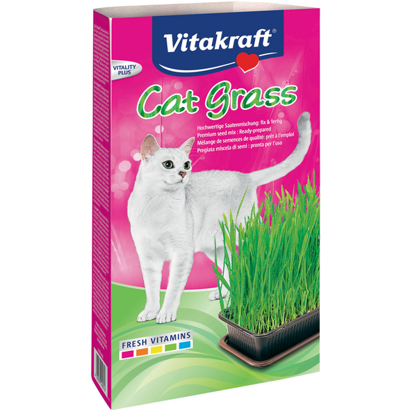 VITAKRAFT CAT GRASS BUSTA MISCELA DI SEMI PREGIATI 120 GRAMMI