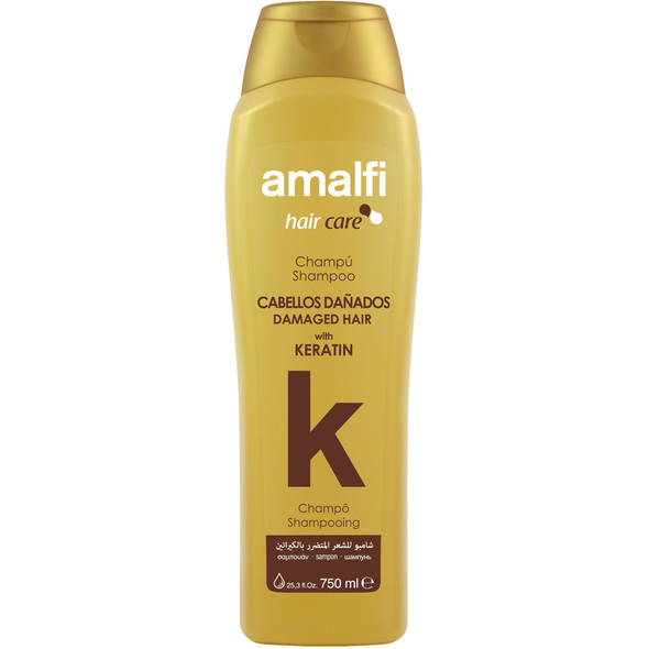 AMALFI SHAMPOO KERATIN CAPELLI DANNEGGIATI 750 ML