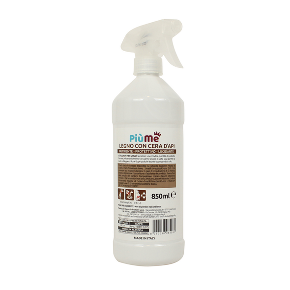 PIUME LEGNO CON CERA D'API TRIGGER 850 ML