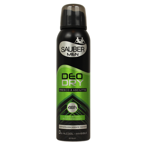 SAUBER MEN DEO DRY FRESCO & ASCIUTTO 48h SPRAY 150 ML