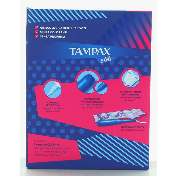 TAMPAX & GO MINI 18 PZ  ASSORBENTI INTERNI 