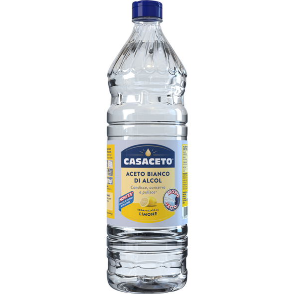 CASACETO ACETO BIANCO DI ALCOL AROMATIZZATO LIMONE CONDISCE, CONSERVA E PULISCE TAPPO MONOGETTO 1 LT 