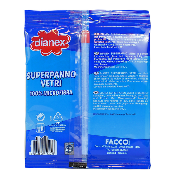 DIANEX SUPERPANNO VETRI 100% MICROFIBRA