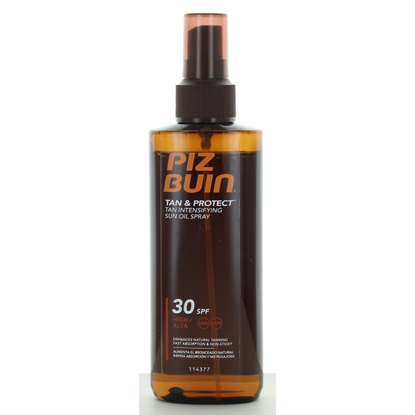PIZ BUIN SOLARE TAN & PROTECT ACCELERATORE DI ABBRONZATURA OLIO SPRAY SPF30 150 ML