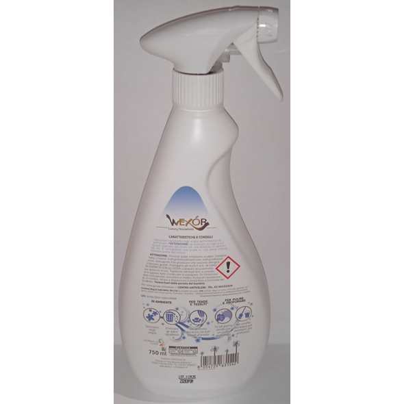 WEXOR DEO BOOSTER ESSENZA MULTIUSO CON MICROCAPSULE TRIGGER 750 ML PATCHOULY, MENTA E FIORI D'ACQUA