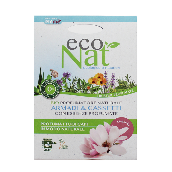 ECO NAT BIO PROFUMATORE NATURALE ARMADI & CASSETTI 2 BUSTE MAGNOLIA