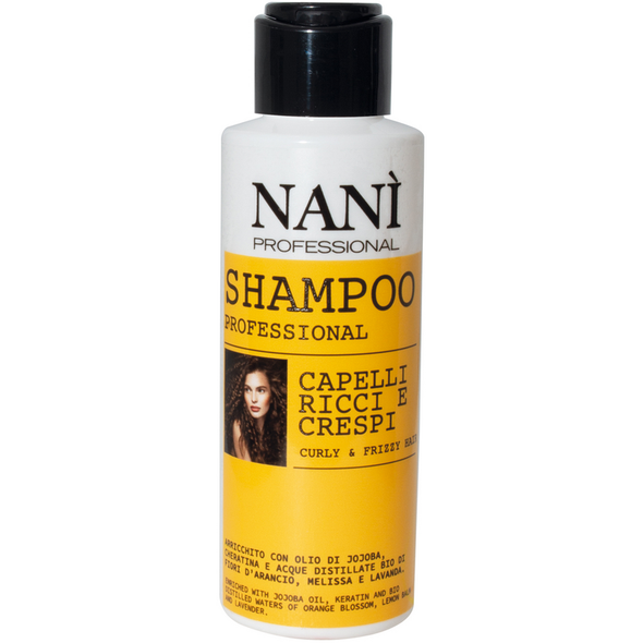 NANI' PROFESSIONAL SHAMPOO CAPELLI RICCI e CRESPI CON OLIO DI JOJOBA 100 ML 