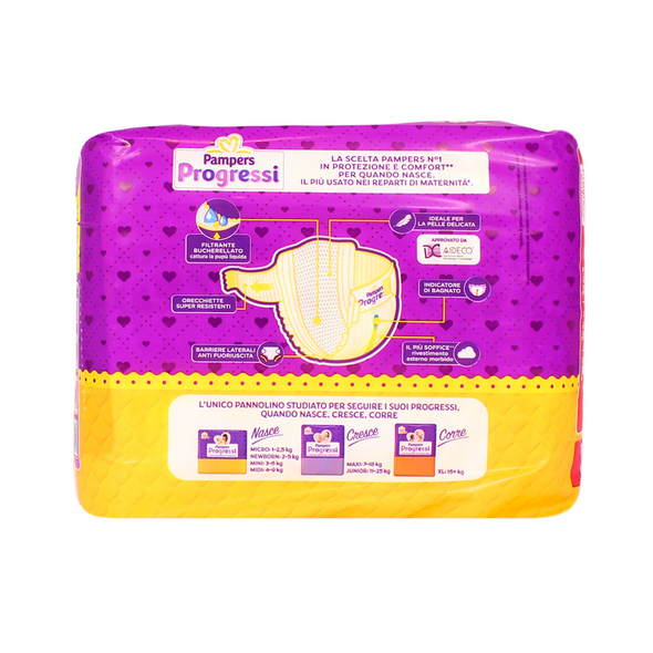 PAMPERS PROGRESSI 2 MINI 3-6 KG 28 PEZZI 