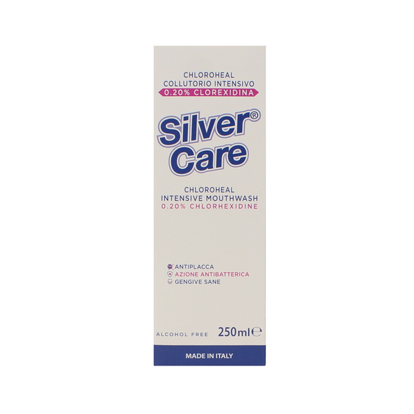 SILVER CARE COLLUTORIO INTENSIVO 0.20% CLOREXIDINA ALCOHOL FREE 250 ML