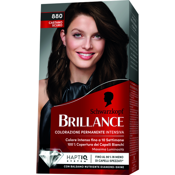 BRILLANCE 880 CASTANO SCURO COLORAZIONE PERMANENTE INTENSIVA FINO A 10 SETTIMANE