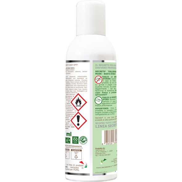 SECRETS BASTA STIRO TOGLIGRINZE IRIS & MUSK SPRAY 300 ML 