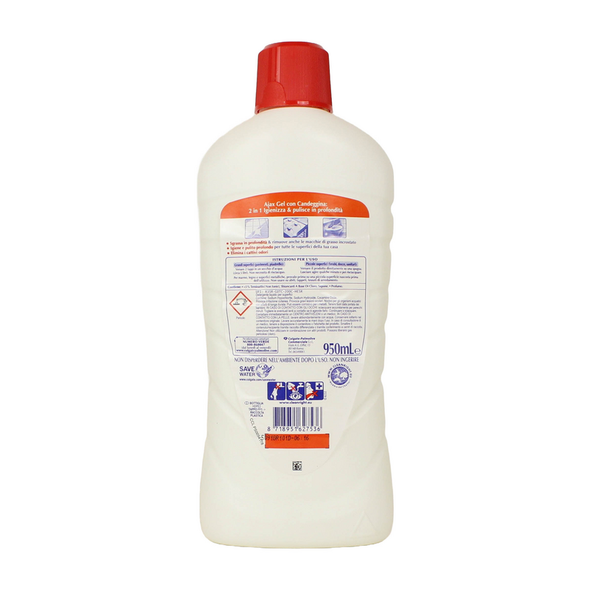 AIAX GEL CON CANDEGGINA ULTRA SGRASSANTE IGIENIZZANTE LIMONE 950 ML 