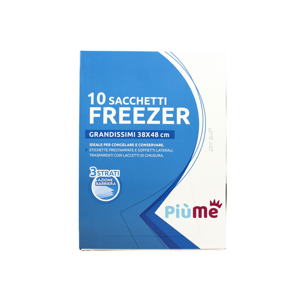 PIUME SACCHETTI GELO GRANDISSIMI 38x48 CM 10 PEZZI          