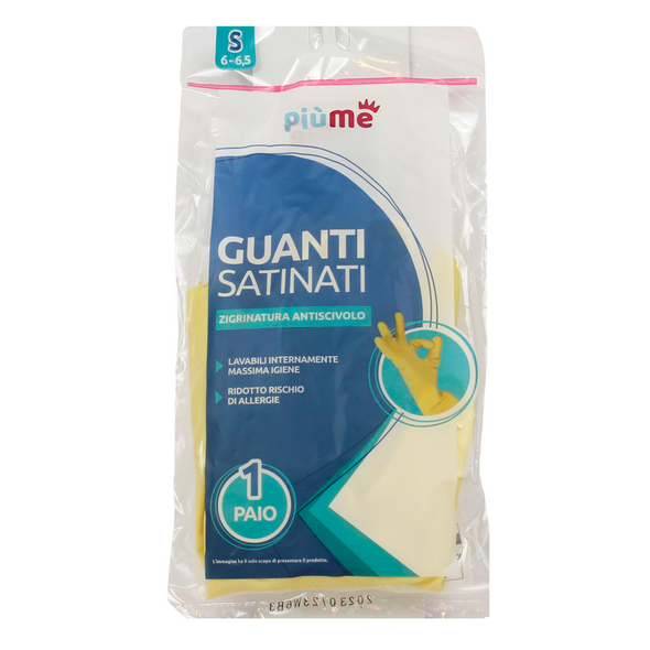 PIUME GUANTI SATINATI MISURA S 6-6,5