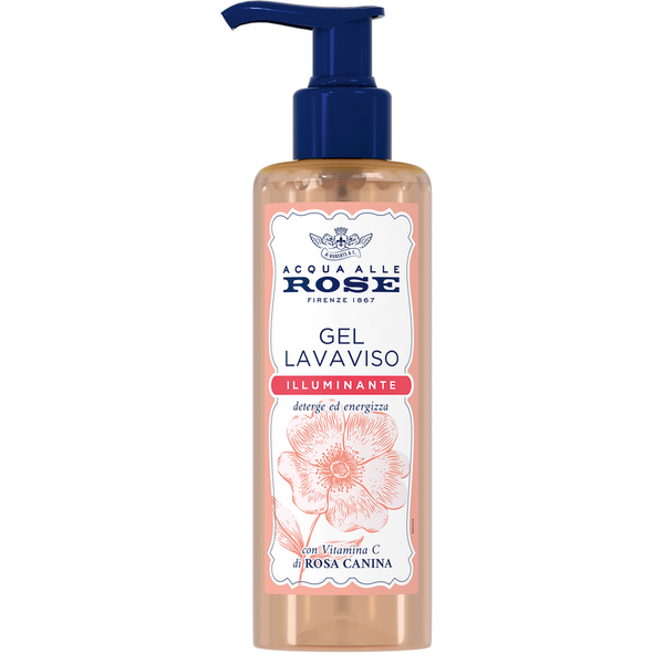 ACQUA ALLE ROSE GEL LAVAVISO ILLUMINANTE CON VITAMINA C DI ROSA CANINA 200 ML