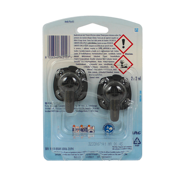 AMBIPUR CAR DEO 60 GIORNI PACCO DOPPIO PROFUMO RISVEGLIO PRIMAVERILE