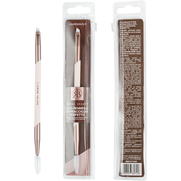 ROYAL BEAUTY DUO PENNELLI MAKE UP SOPRACCIGLIA PERFETTE 