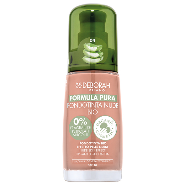 DEBORAH FORMULA PURA FONDOTINTA NUDE BIO N.04 AMBER