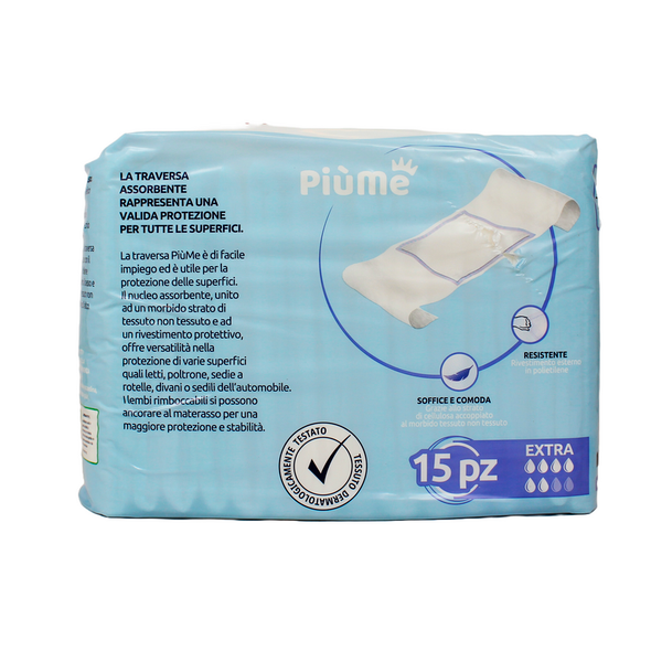 PIUME TRAVERSA 80x180 15 PZ DISPOSITIVO MEDICO CE CLASSE 1
