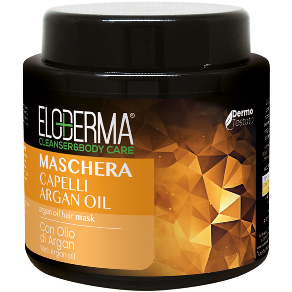 ELODERMA MASCHERA CAPELLI ARGAN OIL CON OLIO DI ARGAN 500 ML