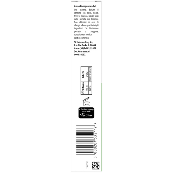 AUTAN DOPO PUNTURA NATURALE GEL SENZA AMMONIACA 20 ML