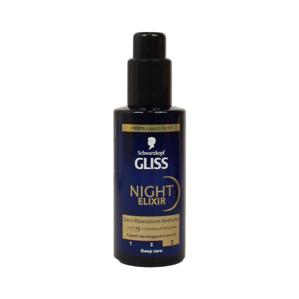 GLISS NIGHT ELIXIR SIERO RIPARAZIONE NOTTURNA CAPELLI DANNEGGIATI E SECCHI 200 ML