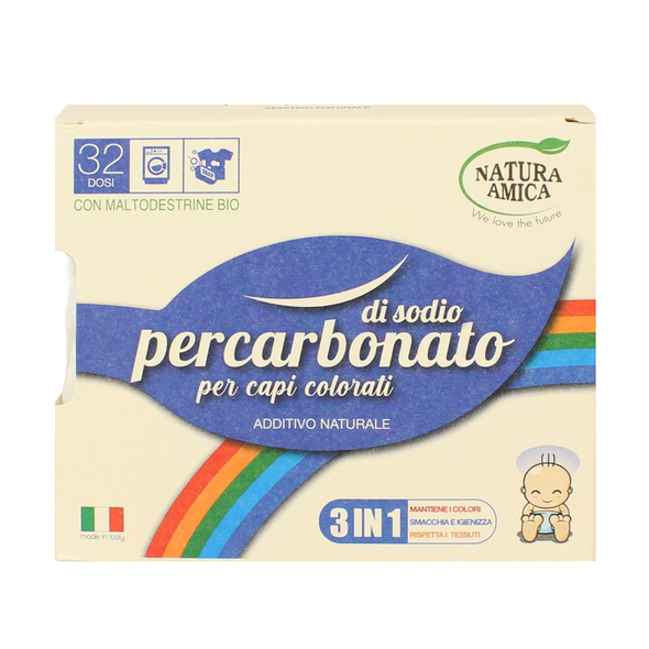 NATURA AMICA PERCARBONATO DI SODIO PER CAPI COLORATI ADDITIVO NATURALE BIO 400 grammi