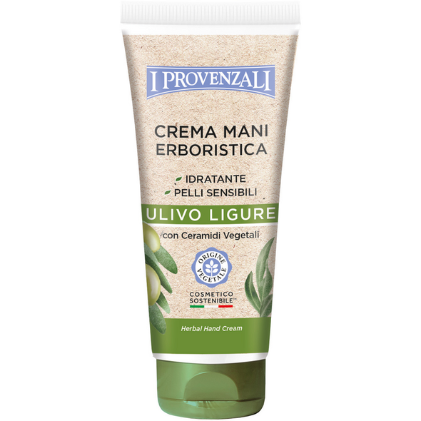 I PROVENZALI ULIVO LIGURE CREMA MANI ERBORISTICA IDRATANTE PELLI SENSIBILI TUBO 75 ML   
