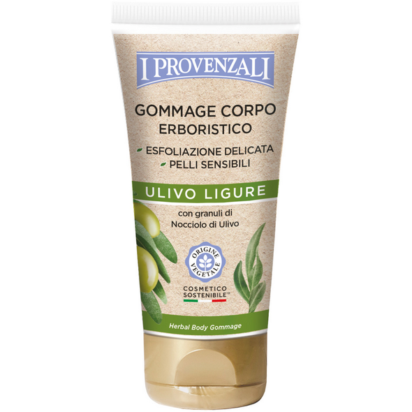 I PROVENZALI ULIVO LIGURE GOMMAGE CORPO ERBORISTICO ESFOLIAZIONE DELICATA PELLI SENSIBILI TUBO 150 ML