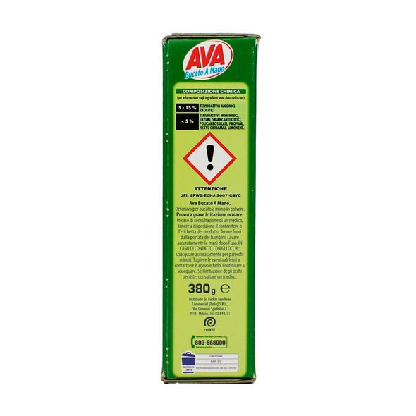 AVA DETERSIVO BUCATO A MANO IN POLVERE 380 GR