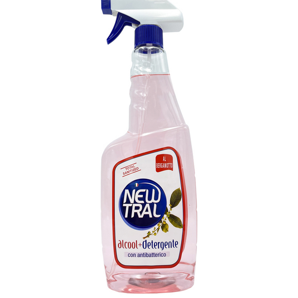 NEUTRAL ALCOOL + DETERGENTE CON ANTIBATTERICO AL BERGAMOTTO TRIGGER 750 ML