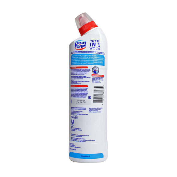 LYSOFORM WC GEL TUTTO IN 1 OCEAN 750 ml