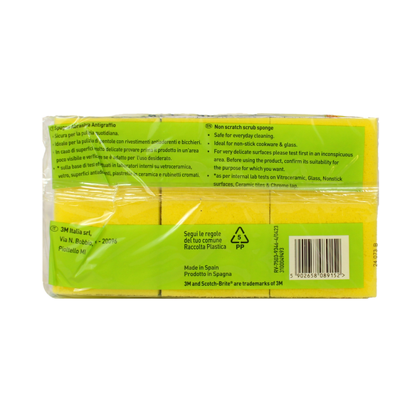 SCOTCH BRITE STROFINETTO SPUGNA ANTIGRAFFIO DELICATE 2 +1 PZ 