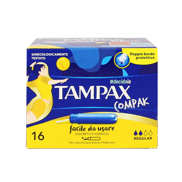 TAMPAX COMPAK 16 PZ. REGULAR     ASSORBENTI INTERNI         