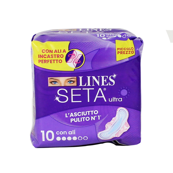 LINES SETA ULTRA ALI 10 PZ. ASSORBENTI