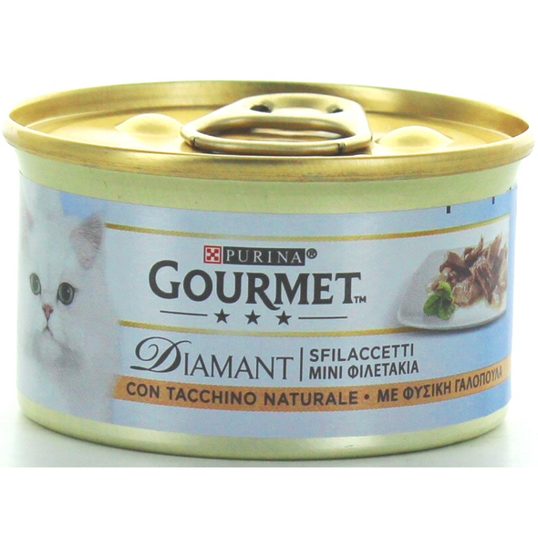 GOURMET DIAMANT SFILACETTI TACCHINO SAPORITO GR.85 