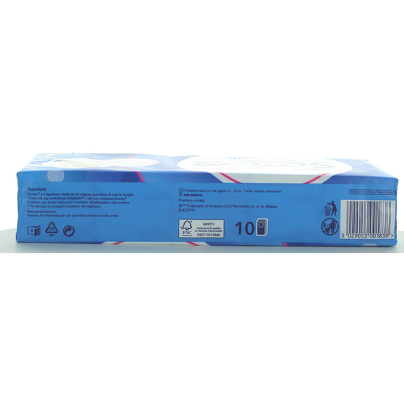 SCOTTEX FAZZOLETTI TUTTI I GIORNI 4 VELI 10 PACCHETTI