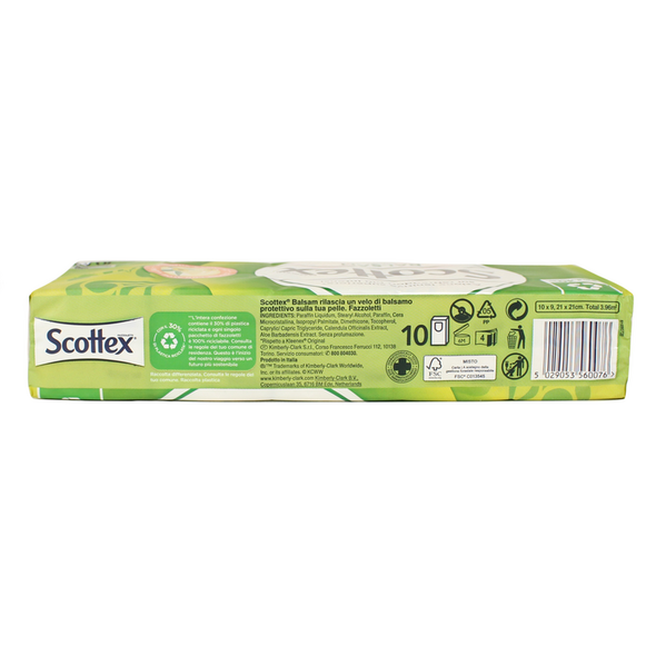 SCOTTEX FAZZOLETTI BALSAM 10 PZ 4 VELI