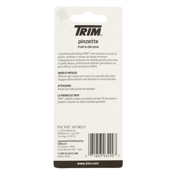 TRIM PINZETTA 3,5"PUNTA OBLIQUA 7-62 BI   