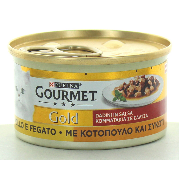 GOLD GOURMET GR.85 DADINI POLLO-FEGATO 