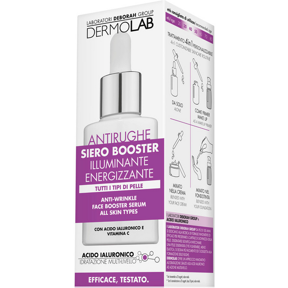 DERMOLAB VISO SIERO BOOSTER ANTIRUGHE ILLUMINANTE ENERGIZZANTE 30 ML   