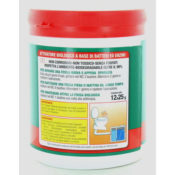 DIAVOLINA BIO FOSSE 12 BUSTINE IDROSOLUBILI DA 25 GR CADAUNA